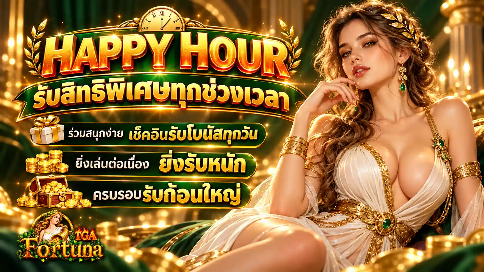 คาสิโนหรู Happy Hour TGAFORTUNA